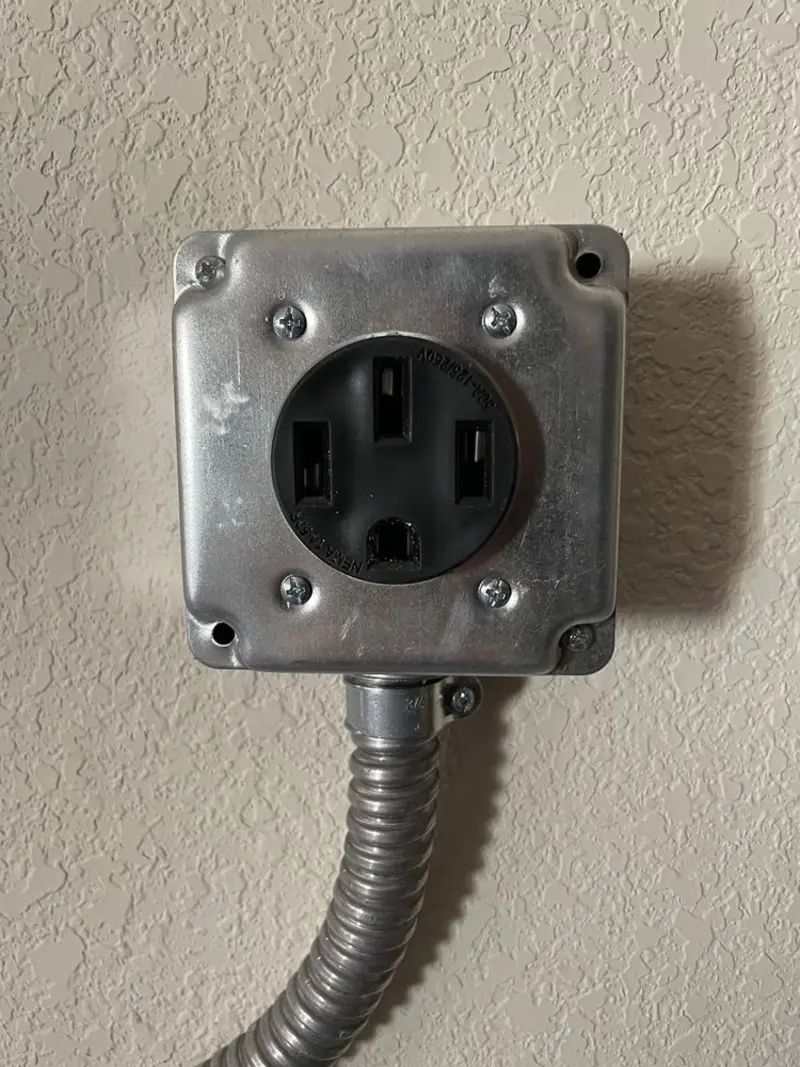 NEMA 14-50 outlet installed for Smart Home Electrical in Bellair-Meadowbrook Terrace