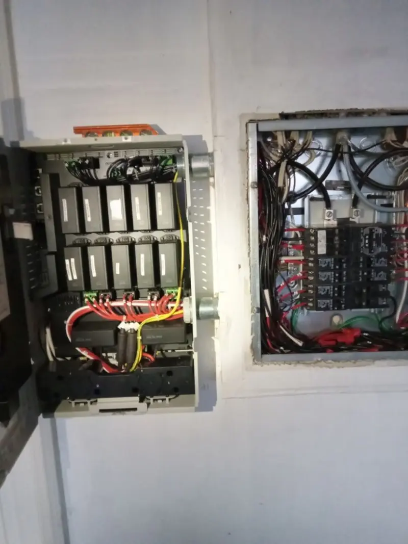 Electrical panel upgrade completed for Carbon Monoxide Detector Installation in Bellair-Meadowbrook Terrace